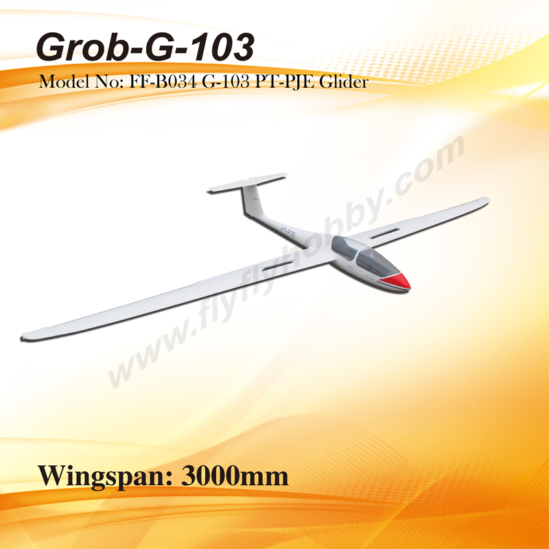 Grob-G-103 PT-PJE Glider with Electric brake_KIT